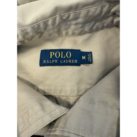 Polo Ralph Lauren khaki brown Hawaii 5 Naval Air Base Military shirt M 1953 RL67 - Picture 3 of 6